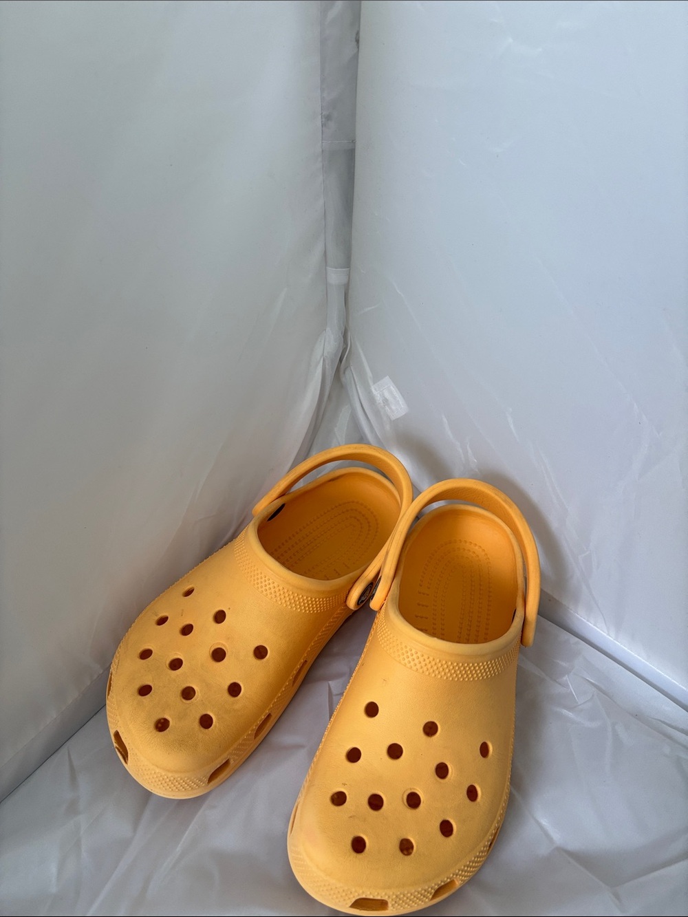 CROCS Kids Bright Yellow Classic Clogs
